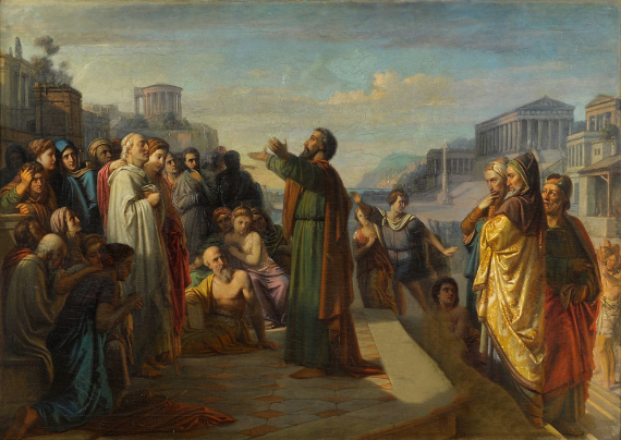 Paolo evangelizza ad Atene