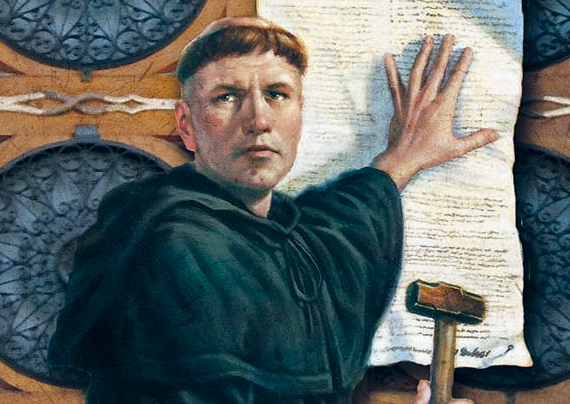 Martin Lutero espone le 95 tesi