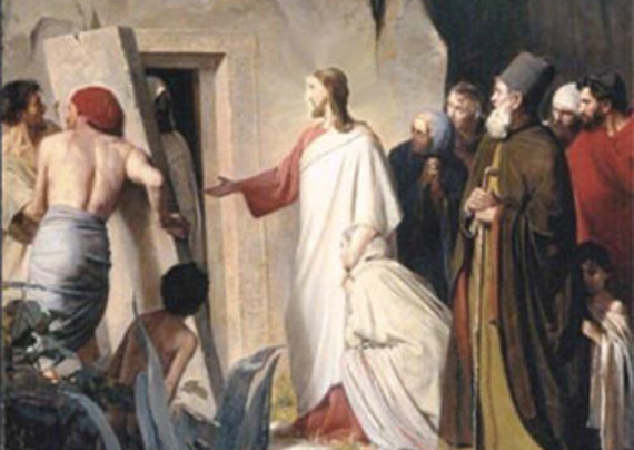 Rappresentazione della risurrezione di Lazzaro